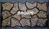 Mason&#39s Rock panel 48 in.  X  5 ft. brown skirting panels
