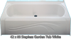 Better Bath White Heavy Duty ABS Garden Tub Stepless 42" x 60"