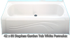 Better Bath White Permalux Garden Tub Stepless 42" x 60&#39