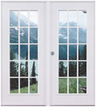 Double French Doors 72" x 76" L/H Open